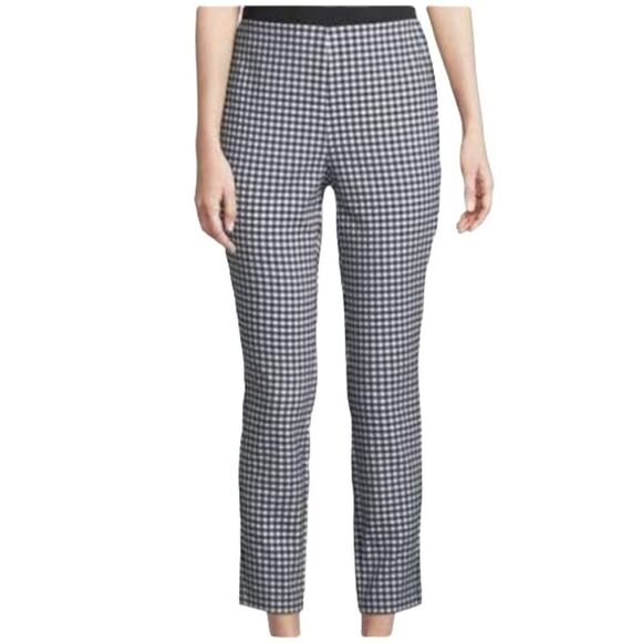 Rag and bone black and white checked black pants size 12